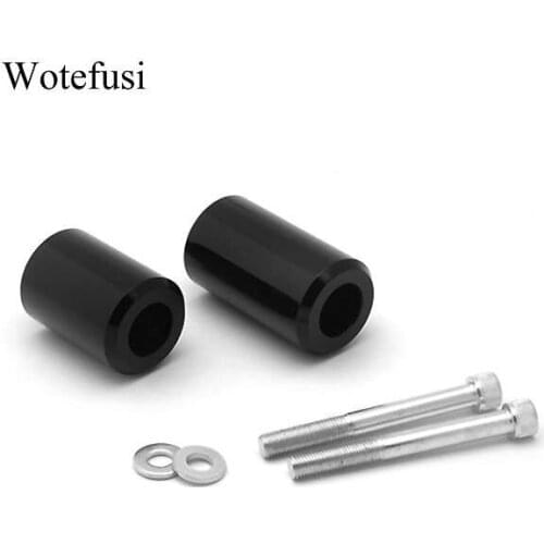 Wotefusi Hot Sale New Black Motorcycle Frame Sliders Spike For Yamaha FZ6 Fazer 04-08 [P401]