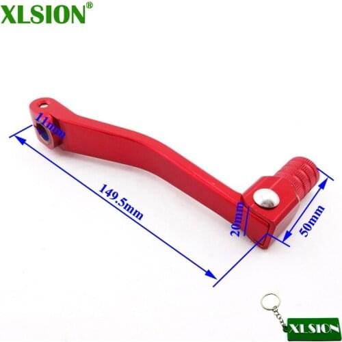 XLSION 11mm Folding Gear Shifter Lever For 50cc 70cc 90cc 110cc 125cc 140cc 150cc 160cc Pit Dirt Bike IMR JMC Braaap Stomp CRF