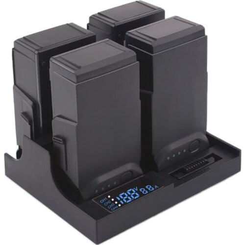 For Mavic Air Battery Charging Hub With LED Display 4in1 Parallel Charger Board for DJI MAVIC AIR Camera Drone Accessory