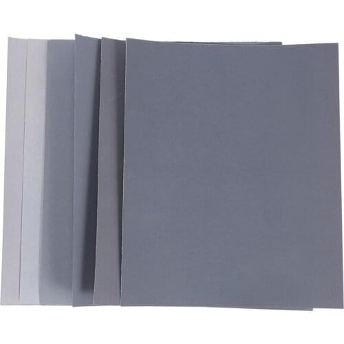 Grit 1500 2000 2500 3000 5000 7000 High Precision Polishing Sanding Wet/dry Abrasive Sandpaper Sheets - Germany, Pack of 12