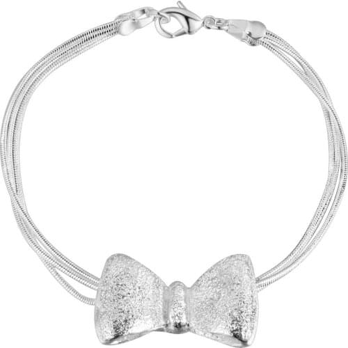 AH098 Lucky 925 Sterling Sliver Charm Bracelets for Women Christmas Gifts Lady Popular Fashion Classic Jewelry Lantern Bangles