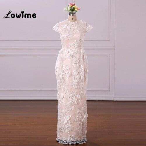 Vintage Formal Dress Women Elegant Evening Gown 2018 Couture 100% Real Image Short Sleeve Robe De Soiree Party Dresses Prom Gown