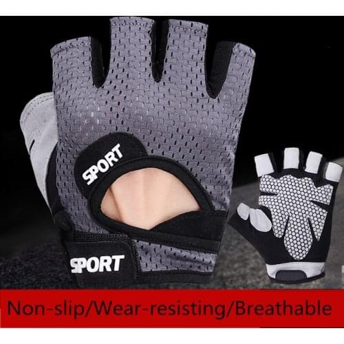 CHAOBA 1 Pair Professional Fitness cycling half-finger gloves non-slip fishing weight lifting gloves for both men and women
