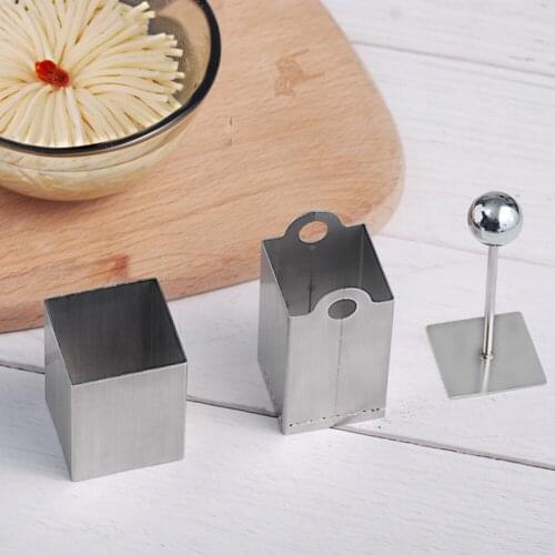 3 pcs Knife Kitchen Accessories Tofu Knife Vegetable Cutter Home Cutting Tool Dies DIY Mini Stainless Steel Tofu Press Mould