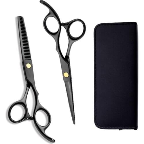 3pcs Professional Hairdressing Kit Scissors Barber Salon Texturing Thinning Hair Cutting Tool