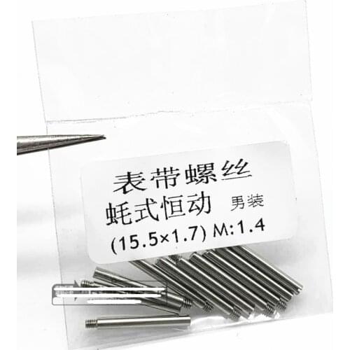 8pieces/set short watch Screw tube bar rod For rolex 15.15.5mm watch case lugs Connect band/strap/belt