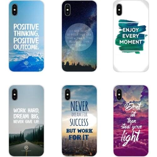Accessories Phone Cases Covers Inspirational phrase For Xiaomi Mi4 Mi5 Mi5S Mi6 Mi A1 A2 A3 5X 6X 8 CC 9 T Lite SE Pro
