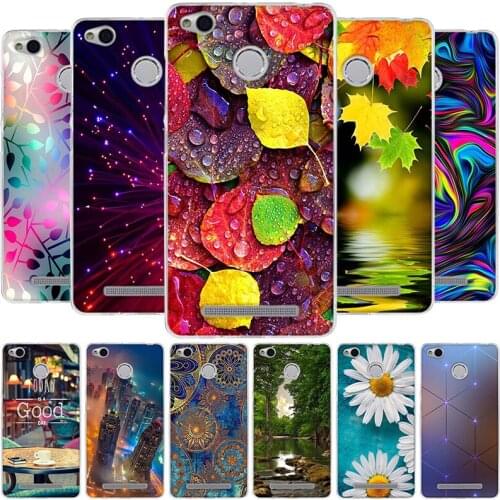 Case for Xiaomi Redmi 3X 3 3S Cover Case Silicone Soft TPU Back Bumper Cover for Coque Xiaomi Redmi Note 3 4 4X 3Pro Phone Cases