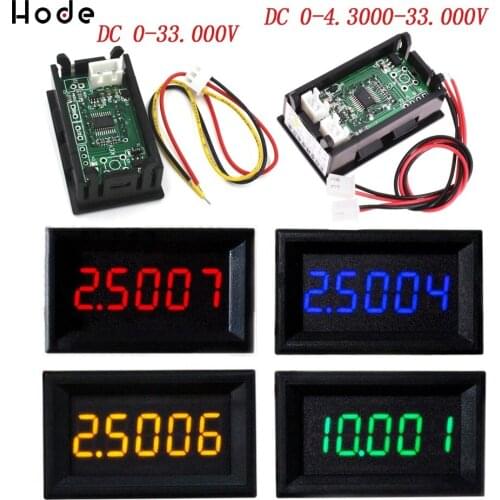 Mini Digital Voltmeter Ammeter DC0-33.000V/0-4.3000-33.000V Panel Amp Volt Voltage Current Meter Tester