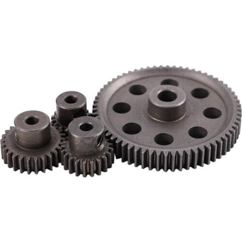 Diff Differential Main Metal Spur Gear 64T 17T 21T 26T Motor Gear RC Car Part for HSP 1/10 RC Car Truck 94111