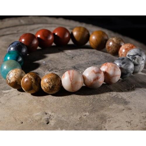 EXYNLON Stone Bracelets For Men
