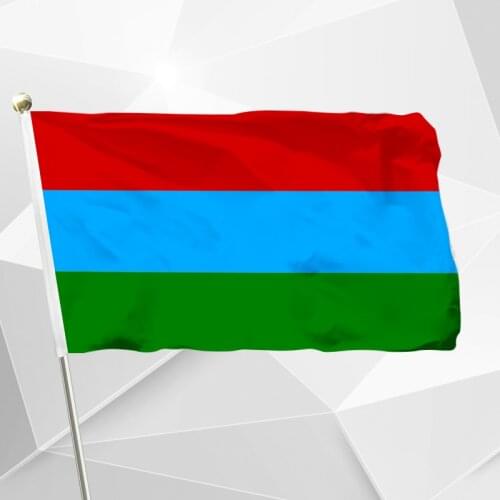 Russia Karelia Flag 150X90cm (3x5FT) 120g