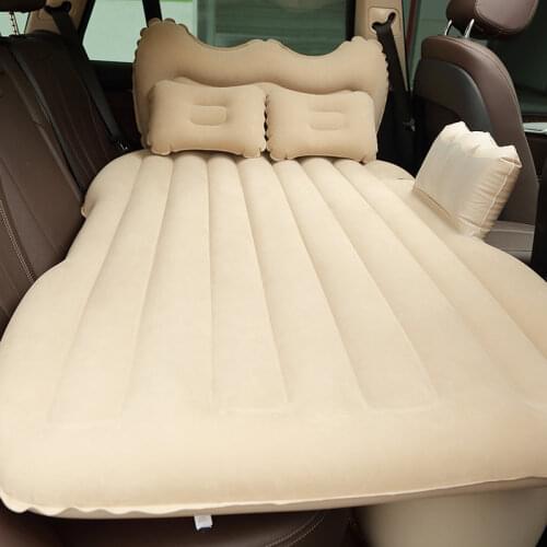 Outdoor Camping Mat Cushion Car Air Inflatable Travel Mattress Bed for Car Back Seat Mattress Multifunctional Sofa Pillow