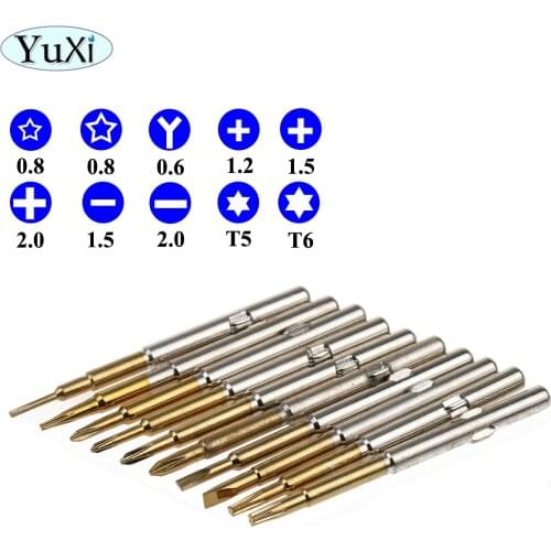 YuXi Screwdriver Set Screwdriver Repair Tool Set For iPhone Cellphone Tablet PC Hand tools Portable replacement screwdriver head