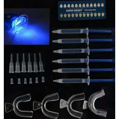 Dentist Teeth Whitening 44% Peroxide Dental Bleaching System Oral Gel Kit Tooth Whitener Dental Tools Professional 10/6/3pcs gel