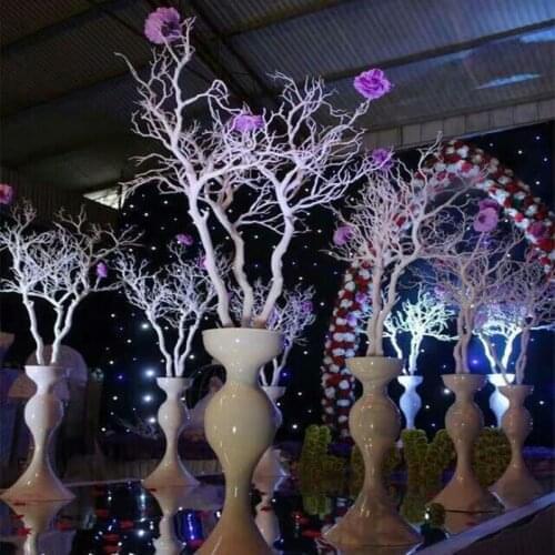 New style Wedding Props Decorations White Coral Tree Branches Ornament Wedding Centerpiece DIY Road Leads 10pcs/lot