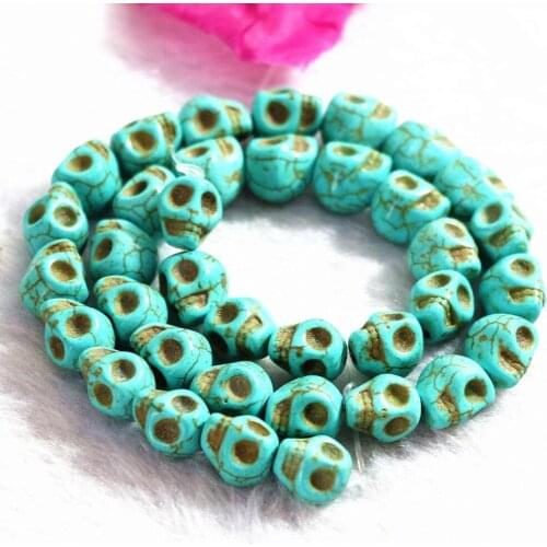 Green Calaite Turquoises Stone 11mm 13mm Ghost Beads Cool Fashion Diy Jewelry Loose Beads 15 Inches B278
