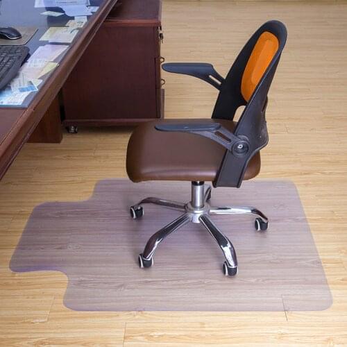 Transparent Plastic Floor Protective Mat Non-Slip Chair Cushion for Wood Floor in Living Room Study Office