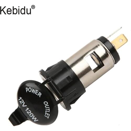 Car Cigarette Lighter Socket 12V 120W Waterproof Plug Power Outlet Adapter for Marine Boat Motorcycle Truck