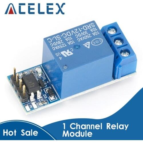 With optocoupler one 1 channel relay module 12V, fully compatible with 3.3V and 12V Signal, relay control