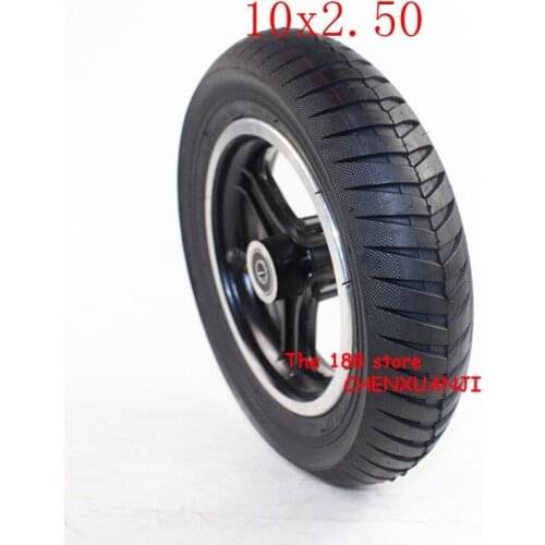 10x2.50 Tire and Aluminum Alloy Wheel are suitable for Electric Scooter Balancing Car Electric Scooter and Speedway 3