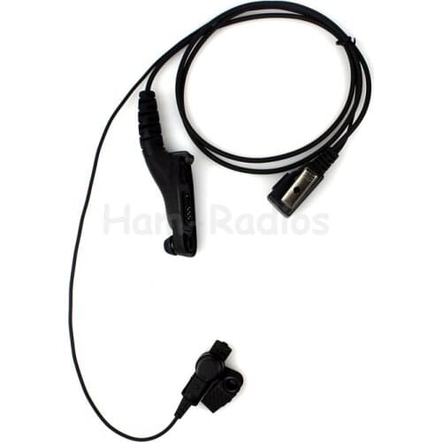 Covert Acoustic Tube Earpiece for Motorola Radio XPR6550/6500 XIRP8268 DP3400 DP3600 Black New