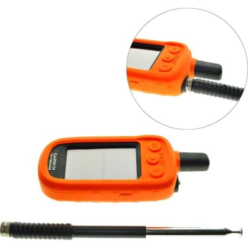Telescopic Long Range 127cm SMA-Male Antenna Silicone Protective Protect Case Skin for Garmin Alpha100 Alpha50 Alpha 50 100