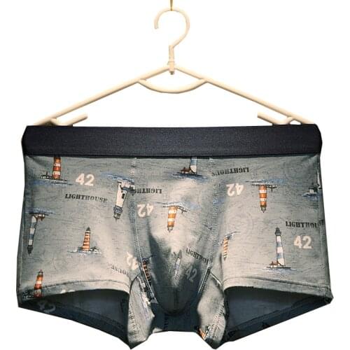 Cotton Panties Cartoon Cute Sexy Underwear Men Youth Mens Boxers Breathable Underpants Boy Student Home Shorts Boxer For Man