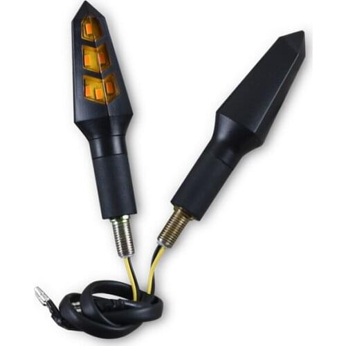 Prince Motorcycle General Universal LED High Bright Turn Signal Cornering Lights Three Arrows Direction Indicator Lamp