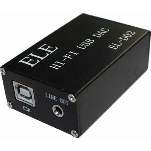 PCM2704 USB DAC TDA1308 Headphone amplifier & Volume Control ELE EL-D02 100dBP