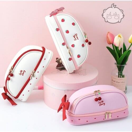 1pcs Japanese Pencil Case Simple and Large-capacity Elementary School/junior High School Student Stationery Pencil Case