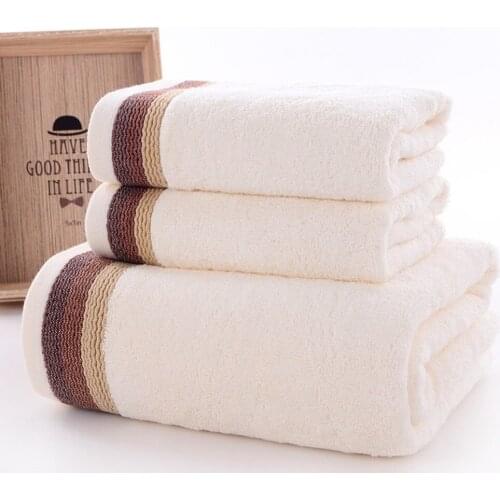 3 Bath Towels, Bamboo Fiber Towel Set, Towel, Adult Bath Towel, Super Absorbent Bathroom