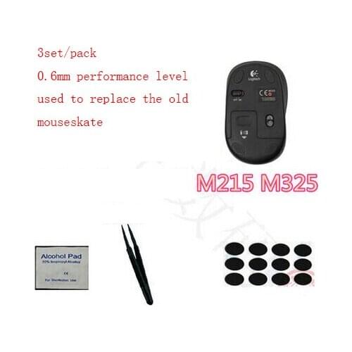 3set/pack 100% Original Hotline Games Mouseskate For Logitech M215 M325 performance Level mouse feet mousepad