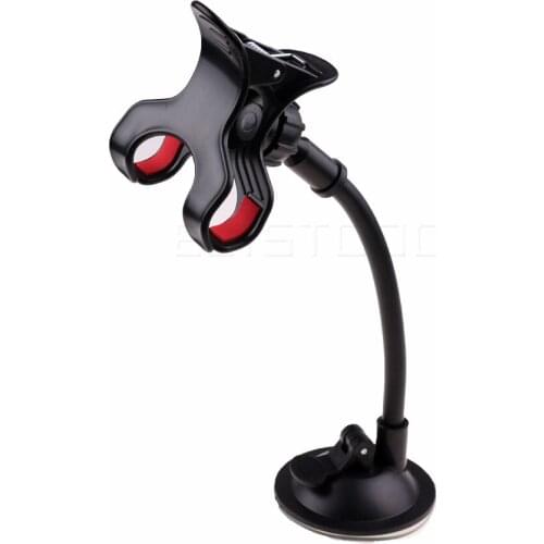 Car Windshield Clamp Phone Holder Universal Car Sucker Mount Bracket 360 Degree Rotating Car Accessories For Mobile Phone