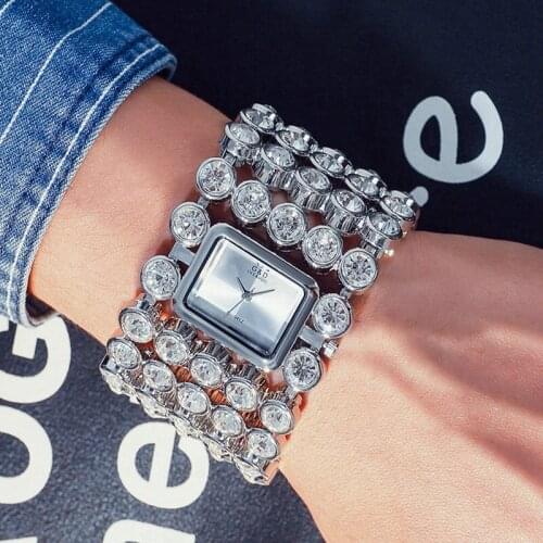 Huge Size Fashion gold silver Watch watch square women dress watches whatch women