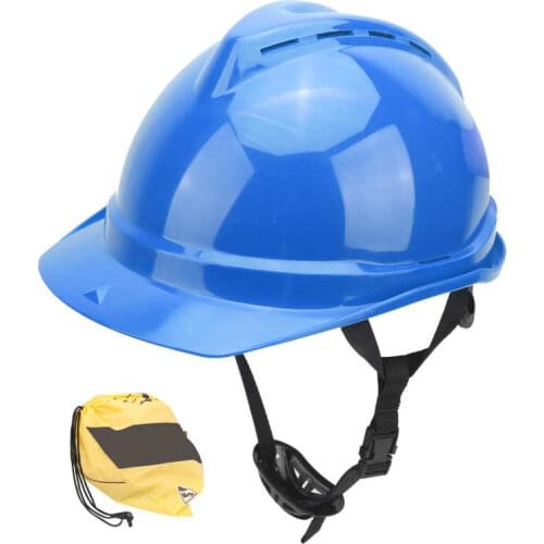 Adjustable Industrial Helmet Breathable Protective Work Hard Hat Work Cap for Construction Sites Garden Operation