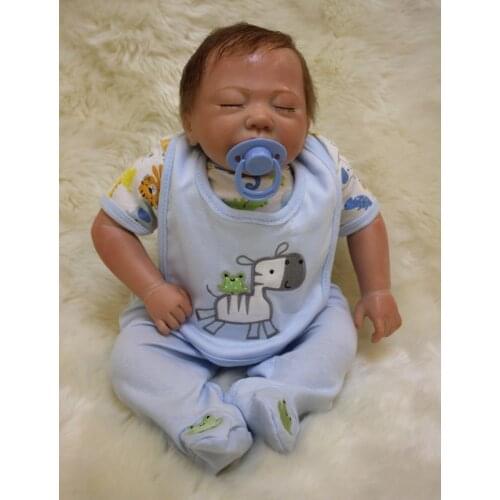 High quality Doll Baby 50CM Bebe Reborn Dolls Girl Silicone Reborn Doll Fashion Boy Newborn Reborn Babies alive toys Non-toxic