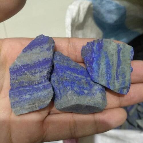 Lapis Lazuli (3 Pcs) Raw Gemstone Blue Mineral Healing Crystals And Stones
