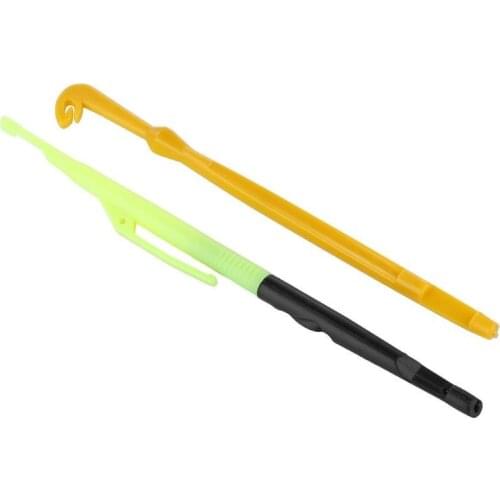 Fishing Tackle Knot Tying Tool Kit Fish Hook Remover Disgorger Unhook Extractor Knot Picker Needle Hook Tier