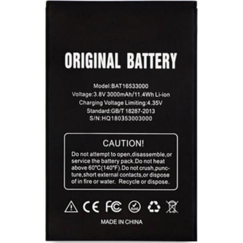 New 3000mAh Doogee X9 BAT16533000 Battery Replacement For DOOGEE X9 Pro Mobile Phone