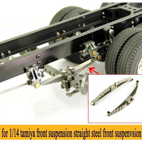 Front Shock Suspension Steel Plate for 1/14 Tamiya RC Truck Car SCANIA R730 R470 R620 VOLVO ACTROS 3363 1851 AROCS MAN TGX Diy