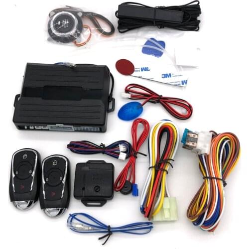 PKE Keyless Entry car alarm system PKE Push Button Engine Start Stop System can with bypass remote preheating