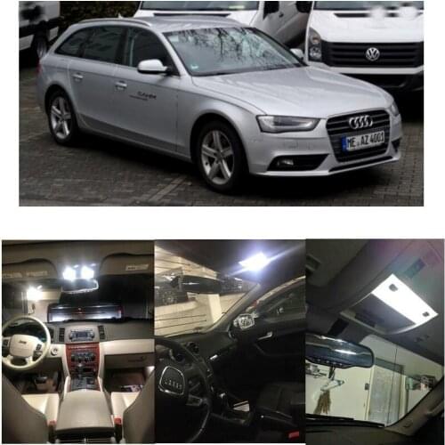 20x LED interior lighting complete set For Audi A4 B8/8K Avant reading light rear lights error free