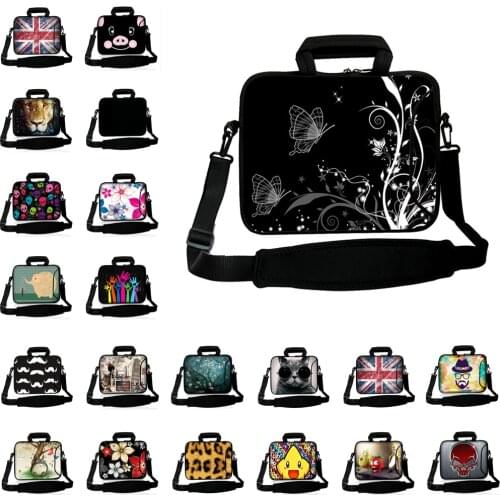 Women Men Notebook Briefcase Laptop Case 10 12 13.3 14 15 17" Notebook Messenger Bag For Macbook Dell Computer Shoulder Handbag
