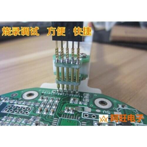 Burning Program Fixture Debug Download Pogo Pin Pitch 2.0mm-5P STM32 STC Single Row