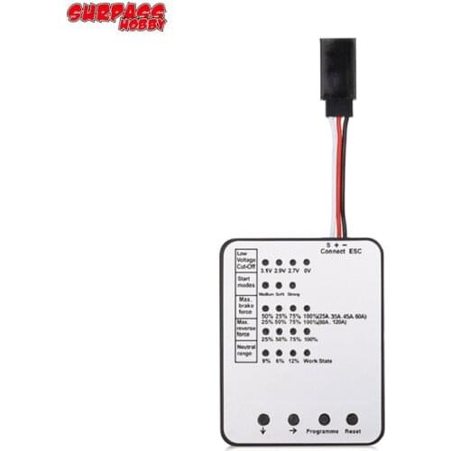 RC Car 25A 35A 45A 60A 80A 120A ESC Programming Card for GoolRC S ESC Blue series ESC
