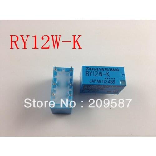 20pcs TAKAMISAWA RY12W-K 12V DPDT Signal Relay