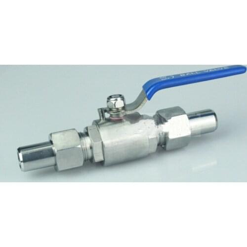 1Pc Reduced Port Ball Valve male Threaded 304 Stainless Steel Ball Valve butt weld ball valve DN6/DN8/DN10/DN15/DN20/DN25