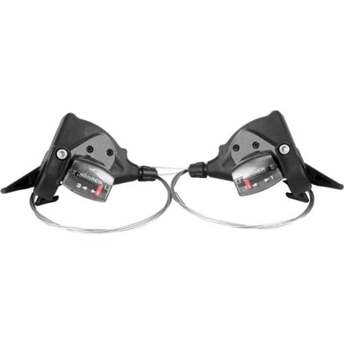 3x7 8 9 10 11 Speed Bicycle Shifter Brake MTB Bike Riding Cycling Disc Brake Levers with Shift Cable Bike Derailleur Accessories