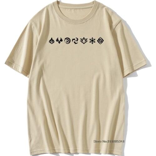 Vintage Genshin Impact t shirt Hip Hop Oversized t-shirt male harajuku graphic tees japanese aesthetic tshirt clothes streetwear